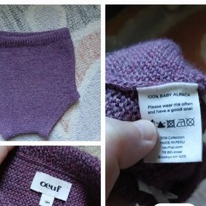 Oeuf Lavender Baby Alpaca Knit Bloomers
